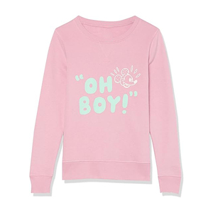 Sweat-shirts décontractés pour femmes à fente latérale, ourlet asymétrique, col rond, manches longues, coupe décontractée, en molleton doux et mélange de coton - Product Image 3