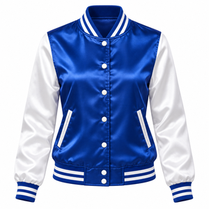 Button up <b>Women</b> <b>Varsity</b> <b>Jackets</b> New Quality Breathable Fashion Custom <b>Women</b> Baseball <b>Varsity</b> <b>Jackets</b> - Product Image 1