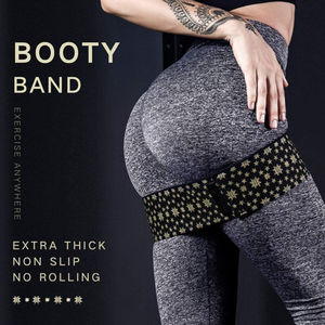 Banda de tela para glúteos de fitness, banda de ejercicio personalizada para adultos, servicio OEM, superventas - Product Image 4