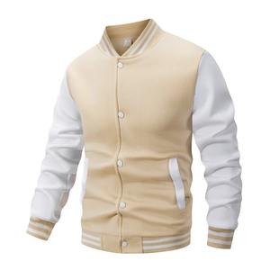 Chaquetas de Hombre Estilo Universitario, Ropa de Calle de Buena Calidad, Chaqueta Varsity de Lona, Ropa Casual de Alta Gama - Product Image 5