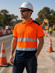 <b>Man</b> High Quality Visibility Orange Safety Polo <b>Shirt</b> with Reflective Good Quality And Comforetable <b>Work</b> <b>Shirt</b> <b>For</b> <b>Man</b> - Product Image 5