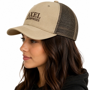 Gorra trucker unisex de malla bicolor, gorra trucker clásica de malla para uso diario, informal y al aire libre, ajustable. - Product Image 4
