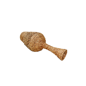 Tall Woven Plant Fiber Floor <b>Vase</b> Amphora Shape Bohemian Design for Floral Display - Product Image 3