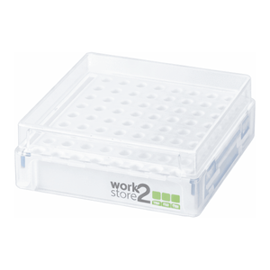 Caja de Tubos Expandible de PP, 64/96 Orificios, Autoclavable, para Almacenamiento de Microtubos y Tubos de PCR - Product Image 1