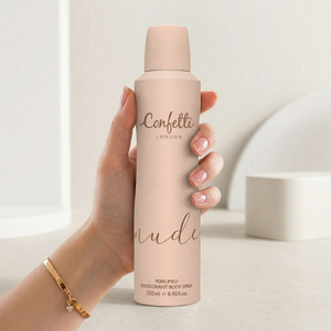 Spray corporel nude Confetti London 250ml, déodorant pour femmes - Product Image 3