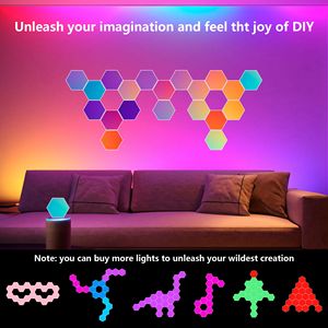 Luci LED Esagonali per Gaming, 20 Set, RGB Dimmerabili con App Intelligente e Sincronizzazione Musicale - Product Image 4