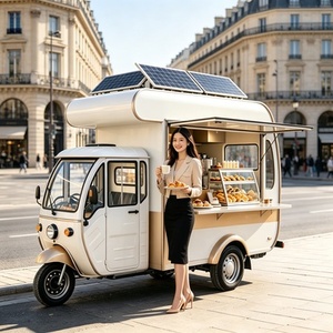 Carrito Eléctrico Comercial para Waffles con Plancha Belga y Dispensador de Sirope Caliente para Servicio de Desayunos - Product Image 1