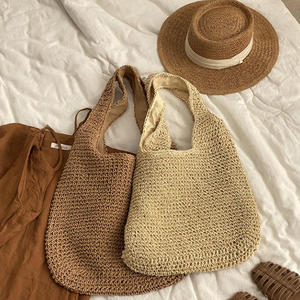 2026 Summer Spring Lady Message Crossbody evening bags for women fashion trending Straw woven minimal tote bags for woman - Product Image 4