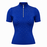 Chemises d'équitation à manches longues respirantes et légères avec logo personnalisé, impression numérique, service OEM/ODM, haute qualité pour femmes