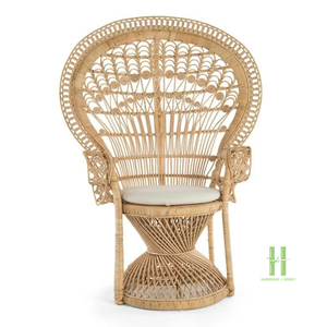 NEW DESIGN Premium Natural Rattan Dining <b>Chair</b> Handmade Eco Friendly <b>Cane</b> <b>Chair</b> for Home Cafe Restaurant Hotel - Product Image 1
