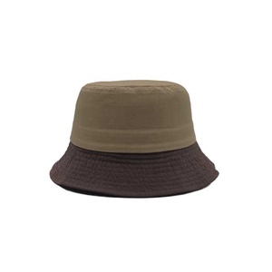 Nuevo Sombrero de Pescador Ajustable para Hombre y Mujer, con Tela Estampada, Borde de Cuero, Letras, Botón, para Primavera y Otoño - Product Image 1
