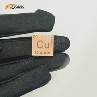 Cube de cuivre 99.9% de haute qualité 16mm pour l'affichage de loisirs de matériel d'expérience de laboratoire de Collections d'éléments