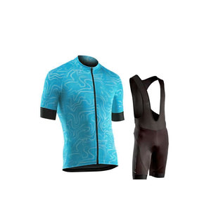 Ensemble de maillot de cyclisme numérique respirant et de haute qualité, deux pièces, séchage rapide, options de tailles adultes, logo personnalisé - Product Image 6