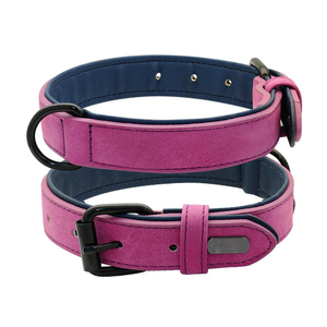 Eco-Friendly <b>Dog</b> Collar Custom Made Unique Color Leather Material Square Pin Buckle <b>Dogs</b> Leather Collar At Competitive Rates - Product Image 5