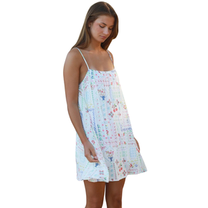 Vestido Mini con Estampado Floral para Mujer, Estilo Vacacional - Product Image 2