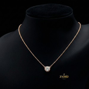 Lab Grown Diamond Link Chain <b>Pendant</b> Necklace Women High Quality PT950 Platinum 18K Pure Yellow <b>Gold</b> Trendy Engagement Gift - Product Image 3