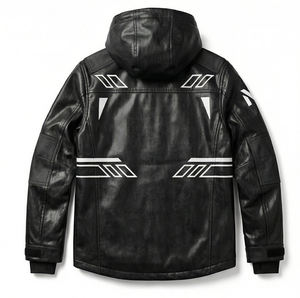 เสื้อแจ็คเก็ตกันลมมีฮู้ด โพลีเอสเตอร์รักษ์โลก พิมพ์โลโก้ได้ตามต้องการ สำหรับทุกเพศ กันน้ำ สไตล์สตรีทแวร์ เสื้อโค้ทกันหนาวแบบทหาร รับผลิตแบบ OEM ODM - Product Image 2