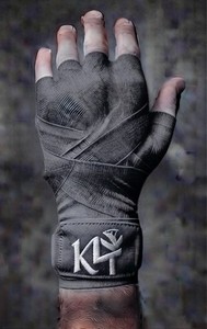 ผ้าพันมือสำหรับชกมวย KLTW INT'L คุณภาพสูง ทำจากนีโอพรีนอย่างดี พร้อมแถบแม่เหล็กสำหรับปิด เหมาะสำหรับการฝึกซ้อม ฟิตเนส และการป้องกันระดับมืออาชีพ - Product Image 2