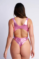 Combinaison gainante respirante et extensible une pièce pour femme, tenue de performance de pole dance