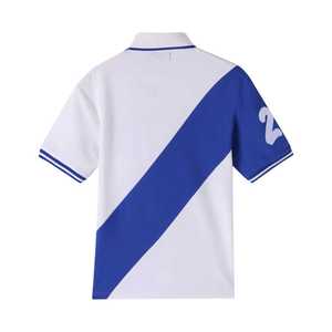 เสื้อโปโลเซต้า ฟี เบต้า พรีเมียม 20 สีน้ำเงิน ปักลายตัวอักษรกรีกสีขาว เสื้อโปโลผู้หญิง สวมใส่สบาย ทันสมัย - Product Image 2