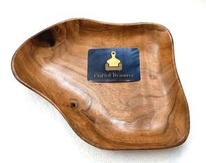 Eco-Friendly Natural Acacia Wooden Serving <b>Tray</b> Dish Custom Logo Household Kitchenware Food <b>Tray</b> Polished Durable Lightweight - Product Image 5