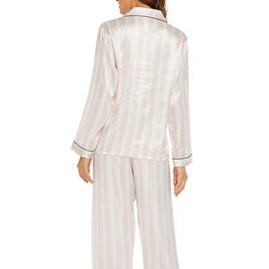 Elegante Conjunto de 2 Piezas de Algodón y Satén de Seda para Mujer, Diseño Único, Ropa de Dormir Térmica Informal, Vestido de Noche para Primavera/Verano, Conjunto de Dormir Ligero - Product Image 6