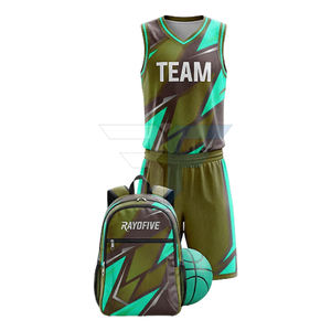 Bolsa de Accesorios para Uniforme de Baloncesto de Moda Masculina, Tallas Grandes, Más Vendida, Impresión por Transferencia de Calor de Alta Calidad, Transpirable - Product Image 3
