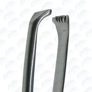 Fórceps de tejido Judd Allis con puntas dentadas, instrumentos médicos quirúrgicos de acero inoxidable Premium, agarre seguro de tejido quirúrgico - Product Image 2