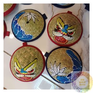 พวงกุญแจหวายธรรมชาติ งานแฮนด์เมด ตกแต่งกระเป๋า  ของประดับแฟชั่น - Product Image 3