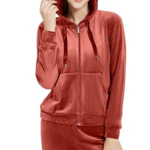 Chándal de terciopelo con estampado totalmente personalizado para mujer, ropa de calle, tendencia superior, chándal de terciopelo para mujer de talla adulta 2026 - Product Image 5