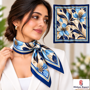 Écharpe imprimée haut de gamme en tissu léger, marque privée, haute qualité, fabricant textile OEM ODM, produits textiles sur mesure Bali - Product Image 3
