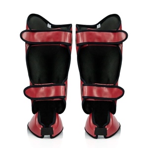 Protège-tibias en cuir pour MMA et Kickboxing, qualité supérieure, nouveau style Fairtex, sur mesure, protection des jambes, prix de gros RTS, OEM - Product Image 5