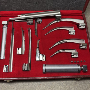Set de Laringoscopio WPS de 11 Piezas, con 2 Palas de Intubación y 2 Empuñaduras, Kit de Diagnóstico para Gestión de las Vías Respiratorias, Manual para Cirugía Ortopédica - Product Image 2