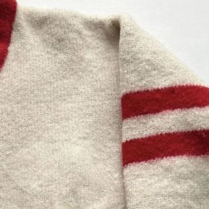 University Casual Custom Letterman School Winter <b>Cardigan</b> Unisex Open-Front Appliques Embroidery Button Wool/Acrylic V-neck - Product Image 4