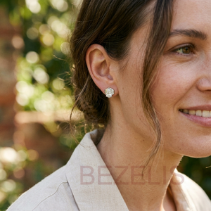 Pendientes de Diamantes Cultivados en Laboratorio HPHT, Corte Pera, Oro Amarillo, Joyería Clásica para Mujer, para Cumpleaños y Fiestas - Product Image 5