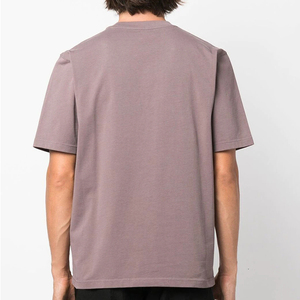 เสื้อยืดคอกลมแขนสั้นผู้ชาย สีพื้น ทรงลำลอง ใส่สบาย - Product Image 4