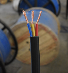 3 Core Submersible Pump Flat Cable 10 sqmm PVC Insulated Flexible Water-Resistant <b>Wire</b> for Borewell Deep Well Pumps - Product Image 3