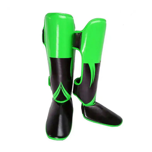 Protège-tibias en cuir de haute qualité à vendre – Protège-tibias d'arts martiaux écologiques, légers et personnalisables pour l'entraînement - Product Image 4