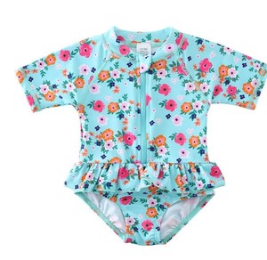 Maillot de bain une pièce sportif unisexe pour adultes, imprimé, en polyester/coton, séchage rapide, respirant, écologique, coupe-vent, avec des caractéristiques élastiques - Product Image 3