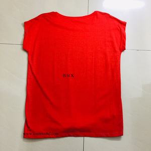 High Quality Custom Vintage Oversized 100% Cotton <b>Sequined</b> Diamond Short Tshirt Heavy Weight for Teenage Women Wholesale - Product Image 6