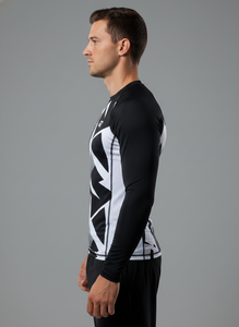 Camiseta Rash Guard para Hombre 2026 con Protección Solar, Diseño Estampado, 100% Poliéster, Tejido Transpirable - MOQ Bajo - Product Image 4
