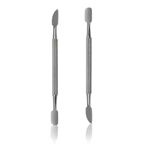 Empujador de cutículas de acero inoxidable con punta ancha para limpieza de uñas, herramienta para uso en salón, para preparación de uñas - Product Image 5
