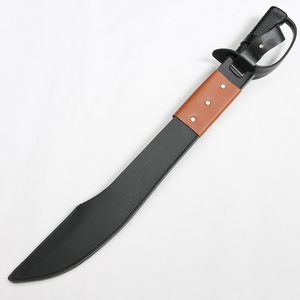Couteau noir avec lame à pointe clip et manche en plastique, lame en acier de qualité industrielle, épaisseur 0,6 mm - Product Image 4