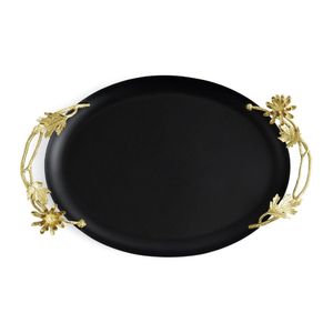 Fancy Decorative Aluminum Serving <b>Tray</b> Round Shape <b>Silver</b> Plated for Hotel & Restaurant Snacks & <b>Drinks</b> Serving <b>Tray</b> - Product Image 4