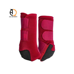 Bottes de protection pour l'équitation conçues pour la protection des tendons et des articulations, fabriquées au Pakistan - Product Image 2