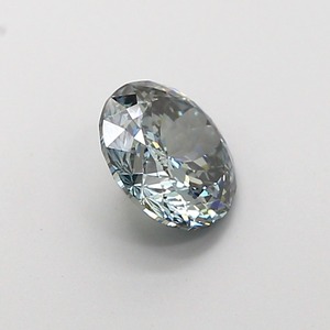 Diamant de laboratoire CVD de 1,11 carat, vert bleuâtre intense, qualité VVS2, polissage excellent, pierre précieuse de luxe pour bijoux. - Product Image 6