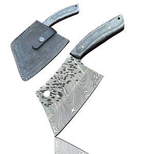 Ensemble de couteaux de boucher en acier Damas en gros avec manche en Micarta – Design de survie – Ensemble de couteaux de chef professionnels par A&M Enterprises - Product Image 1
