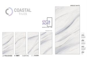 กระเบื้องพอร์ซเลนขนาด 600x1200 มม. หนา 9 มม. ขอบเรียบ ป้องกันการแตก ทนทาน กันน้ำ มีหลายแบบให้เลือก - Product Image 4
