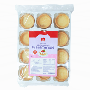 Vente en gros de tartelettes au lait et aux œufs surgelées, préparées en usine, YA02 420G, pour boulangeries, fabricant HALAL OEM/ODM, expédition mondiale - Product Image 1