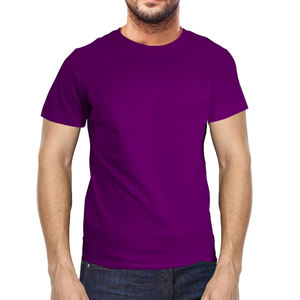 เสื้อยืดคอตตอนถักคุณภาพสูงสั่งทำพิเศษ 100% สำหรับผู้ชาย ทรงเข้ารูป สไตล์สตรีทแวร์ โลโก้ด้านหน้า หลายสี ไซส์พลัส ยูนิเซ็กซ์ - Product Image 1